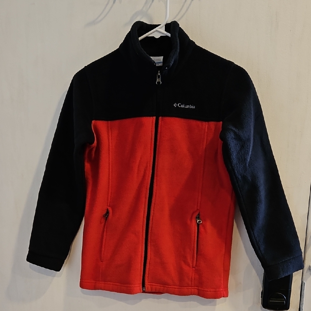 Columbia Kids' Black and Red Puffer Jacket - Picture 2 of 8